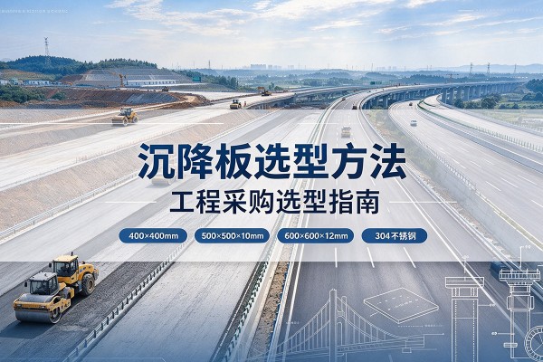 枝江沉降板选择方法