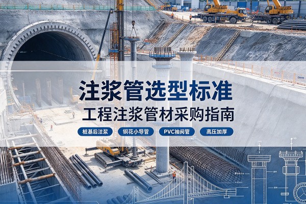 枝江注浆管选型标准
