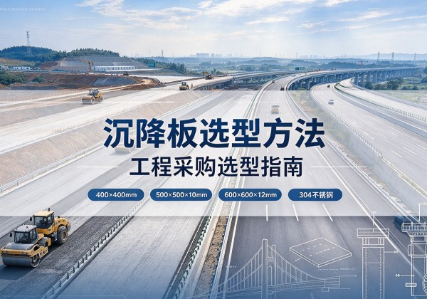 枝江沉降板选择方法